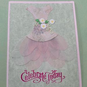 Group of six (6) assorted greeting cards.